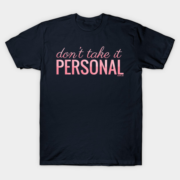 Don't Take Personal Lyrics Don’t Take It Personal Text Lyrics Design Pink HRVY The Vamps Quote T